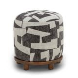 Bisou Performance Jacquard Ottoman