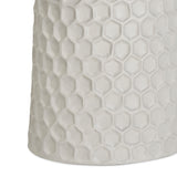 Hessa Indoor/Outdoor Concrete Chiseled Side Table
