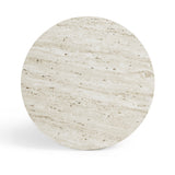 Asta Faux Travertine Indoor/Outdoor Concrete Side Table