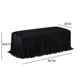 Shag Me 50" Performance Vegan Leather Bench