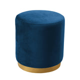 Opal Performance Velvet Ottoman