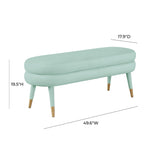 Betty 50" Velvet Bench