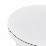 Jasper 33" White Glossy Round Coffee Table