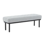 Olivia 53" Performance Boucle Bench