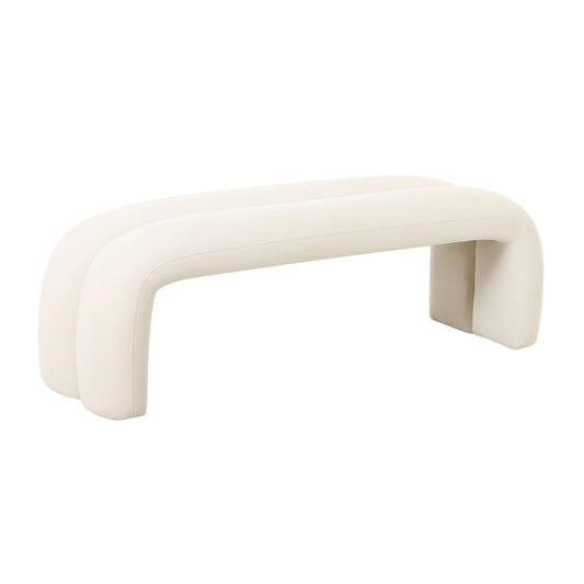 Leigh 56" Performance Velvet Channeled Bench