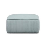 Travie Performance Corduroy Velvet Ottoman