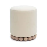 Dex Upcycled Performance Fabric Ottoman