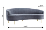 Baila 89" Performance Velvet Sofa