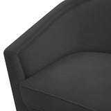 Flapper Velvet Swivel Chair