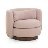 Nura Contract-Grade Chenille Swivel Accent Chair