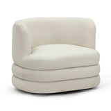 Astor Performance Faux Mohair Swivel Hotel Lounge Chair