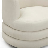Astor Performance Faux Mohair Swivel Hotel Lounge Chair