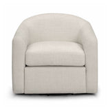 Thao Contract-Grade Basketweave Fabric Swivel Accent Chair