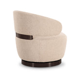 Austin Cream Performance Boucle Swivel Accent Chair