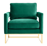 Avery Performance Velvet Accent Chair