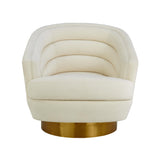 Canyon Velvet Swivel Chair