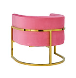 Magnolia Performance Velvet Accent Chair - Gold Base