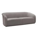 Yara 90.6" Pleated Performance Velvet Sofa by Inspire Me! Home Decor