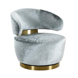 Austin Performance Fabric Swivel Accent Chair