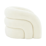 Slipper Upholstered Swivel Chair