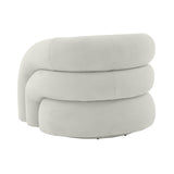 Slipper Upholstered Swivel Chair