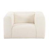 Tarra Fluffy Oversized Performance Corduroy Accent Chair
