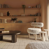 Carmel Contract-Grade Vegan Shearling Accent Chair