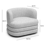 Astor Heavy Performance Boucle Swivel Hotel Lounge Chair