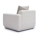 Perry Cream Performance Chenille Modular Corner Chair