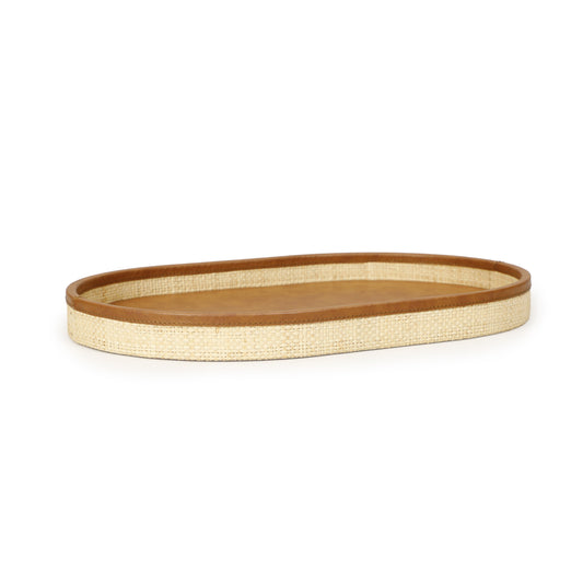 Hakiri Natural Raffia Contract-Grade Storage Tray