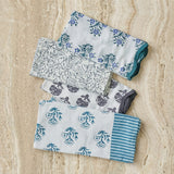 Crissy Cotton Canvas Printed Napkins - Set of 4