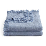 Sadie Stonewashed Paisley Ruffled Quilt Set