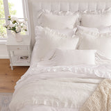 Sadie Stonewashed Paisley Ruffled Quilt Set