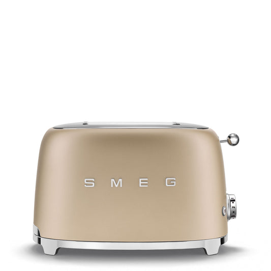 2-Slice Toaster - Retro-Style Champagne Matte