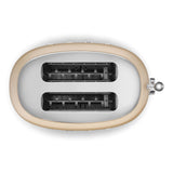 2-Slice Toaster - Retro-Style Champagne Matte