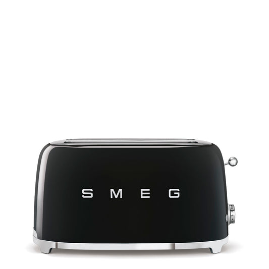 4-Slice Toaster (Long Slots) - Retro-Style Black