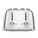4-Slice Toaster - Retro-Style Stainless Steel