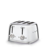 4-Slice Toaster - Retro-Style Stainless Steel