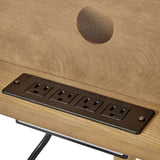 Velasco Mid-century Modern TV Stand with Built-in Cable Management