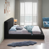 Terra Boucle Fabric Bed: Luxurious Contemporary Design with High Headboard for Stunning Bedrooms