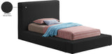 Terra Boucle Fabric Bed: Luxurious Contemporary Design with High Headboard for Stunning Bedrooms