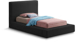 Terra Boucle Fabric Bed: Luxurious Contemporary Design with High Headboard for Stunning Bedrooms