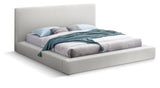 Terra Boucle Fabric Bed: Luxurious Contemporary Design with High Headboard for Stunning Bedrooms
