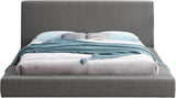 Terra Boucle Fabric Bed: Luxurious Contemporary Design with High Headboard for Stunning Bedrooms