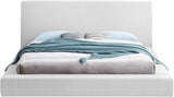 Terra Boucle Fabric Bed: Luxurious Contemporary Design with High Headboard for Stunning Bedrooms