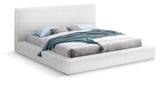 Terra Boucle Fabric Bed: Luxurious Contemporary Design with High Headboard for Stunning Bedrooms