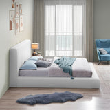 Terra Boucle Fabric Bed: Luxurious Contemporary Design with High Headboard for Stunning Bedrooms