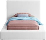 Terra Boucle Fabric Bed: Luxurious Contemporary Design with High Headboard for Stunning Bedrooms