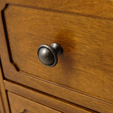 Transitional Wood Nightstand with Drawers and Power Outlet(Optional Types)