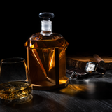 Diamond Decanter For Whiskey, Liquor, 750ml